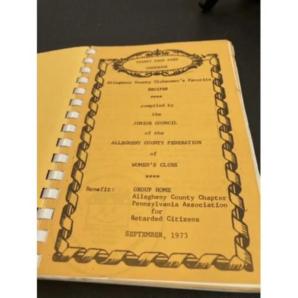 1973 Allegheny County Junior Women’s Club Federation Cookbook Recipe‎ Pittsburgh